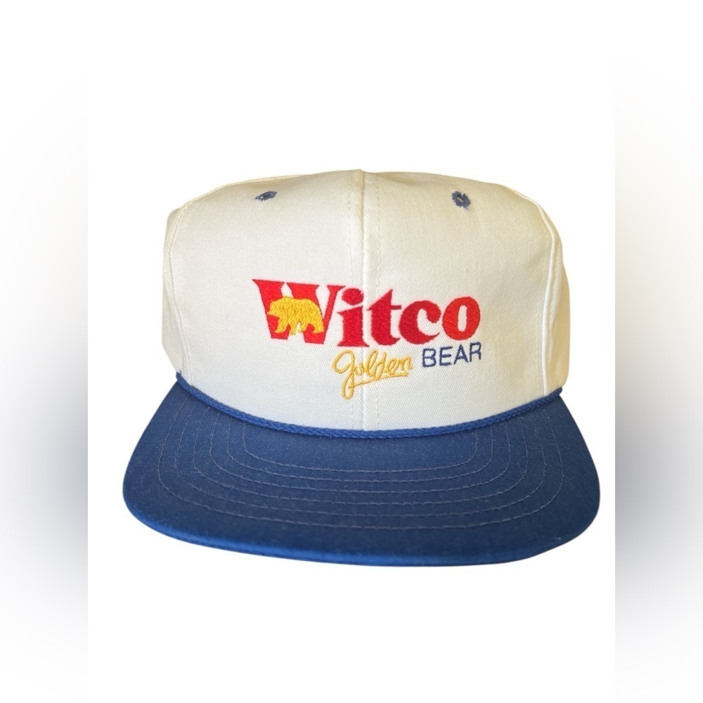 Vintage flat brim trucker hat
